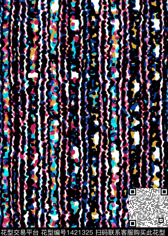 时尚肌理女装传统印花花型下载（图片编号: 1421325） - 瓦栏（Walan）