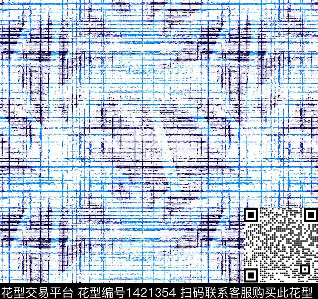 涂鸦几何民族风数码印花花型下载（图片编号: 1421354） - 瓦栏（Walan）