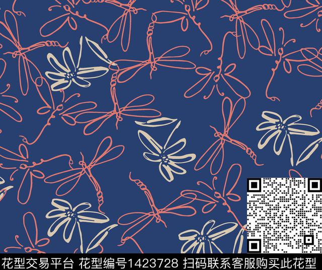 时尚肌理女装传统印花花型下载（图片编号: 1423728） - 瓦栏（Walan）