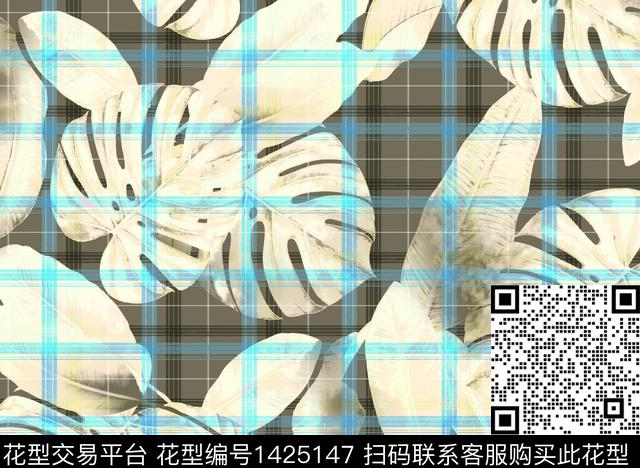 涂鸦几何民族风数码印花花型下载（图片编号: 1425147） - 瓦栏（Walan）