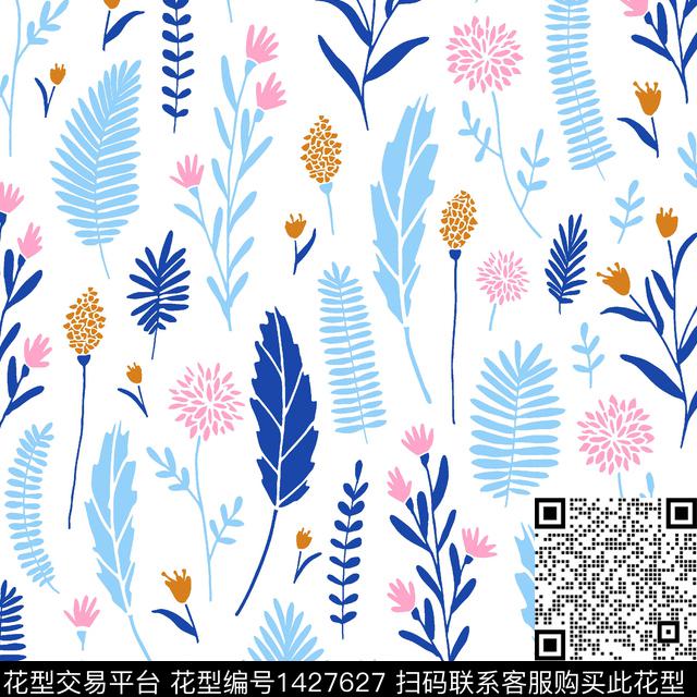 f41.jpg - 1427627 - 数码花型 复古 花卉 - 数码印花花型 － 女装花型设计 － 瓦栏