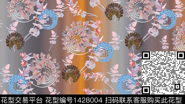 macha0608.jpg - 1428004 - 炫彩 线条画 哥特 - 数码印花花型 － 女装花型设计 － 瓦栏