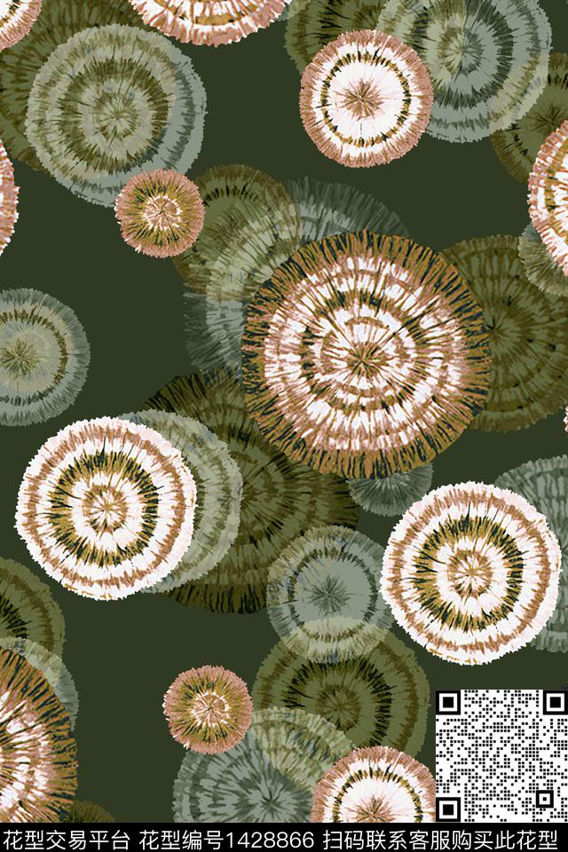 WC00808.jpg - 1428866 - 肌理 水彩 抽象花卉 - 数码印花花型 － 女装花型设计 － 瓦栏