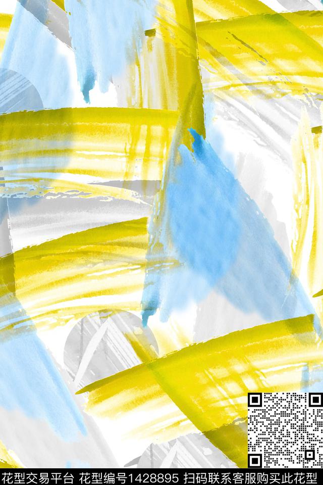 xz2005.jpg - 1428895 - 肌理 抽象 真丝 - 数码印花花型 － 女装花型设计 － 瓦栏