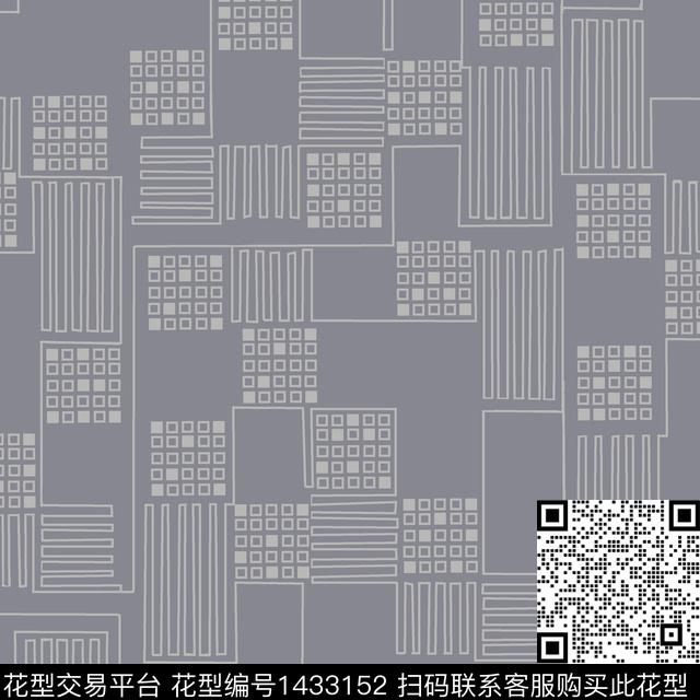男装几何线条传统印花花型下载（图片编号: 1433152） - 瓦栏（Walan）