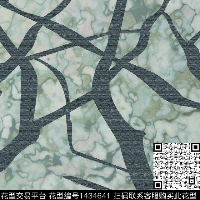緾绕 dufu.jpg - 1434641 - 夹克 皮革 纹 - 数码印花花型 － 箱包花型设计 － 瓦栏
