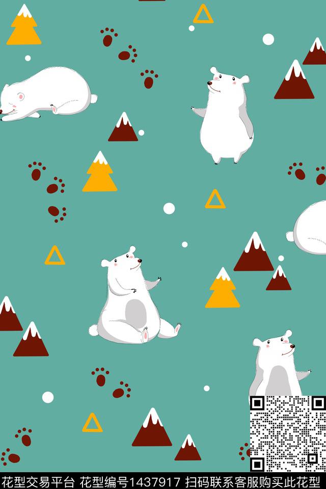 童装动物卡通传统印花花型下载（图片编号: 1437917） - 瓦栏（Walan）
