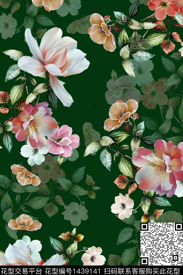 xz2203.jpg - 1439141 - 时尚 花卉 真丝 - 数码印花花型 － 女装花型设计 － 瓦栏