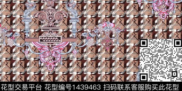 20210806.jpg - 1439463 - 数码花型 几何 格子 - 数码印花花型 － 女装花型设计 － 瓦栏