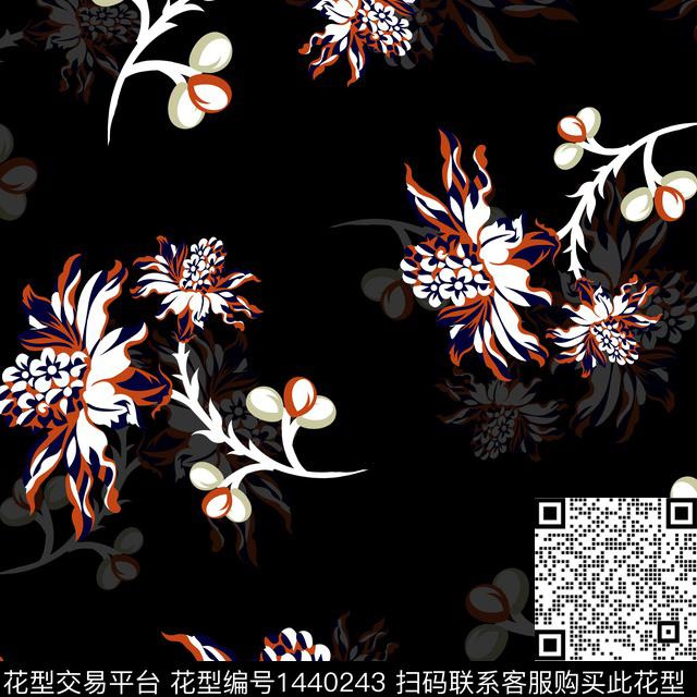 BSMYSJ0472.jpg - 1440243 - 绿植树叶 数码花型 花卉 - 数码印花花型 － 童装花型设计 － 瓦栏