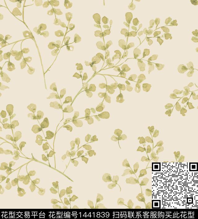 Showroom-leaves-jessie-1.jpg - 1441839 - 花卉 大牌风 绿植树叶 - 数码印花花型 － 窗帘花型设计 － 瓦栏