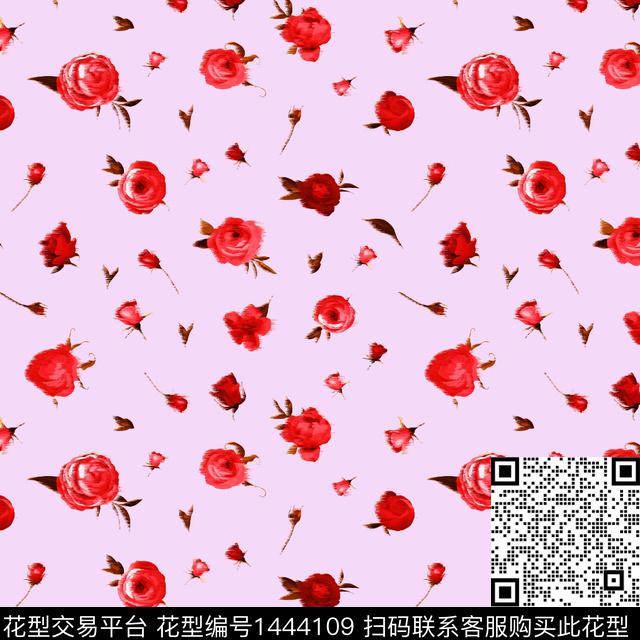 大牌风小碎花Carolina数码印花花型下载（图片编号: 1444109） - 瓦栏（Walan）