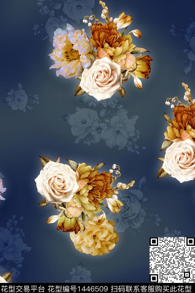 纸印花包金民族风数码印花花型下载（图片编号: 1446509） - 瓦栏（Walan）
