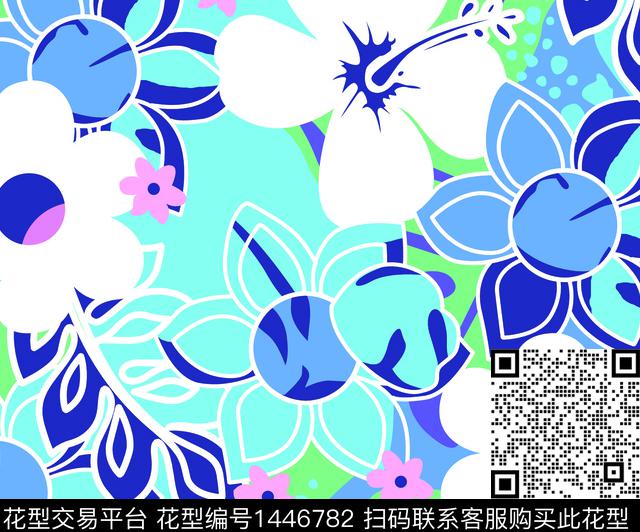 卡通数码印花花型下载（图片编号: 1446782） - 瓦栏（Walan）