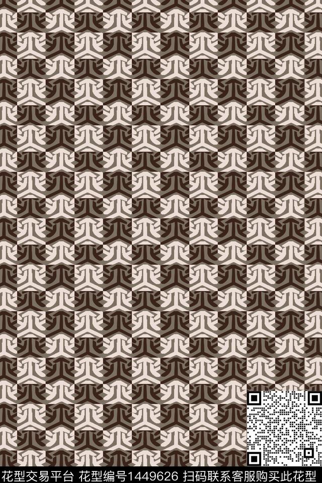男装商务趣味数码印花花型下载（图片编号: 1449626） - 瓦栏（Walan）