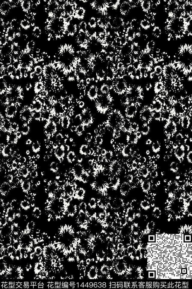花卉小碎花满版散花数码印花花型下载（图片编号: 1449638） - 瓦栏（Walan）