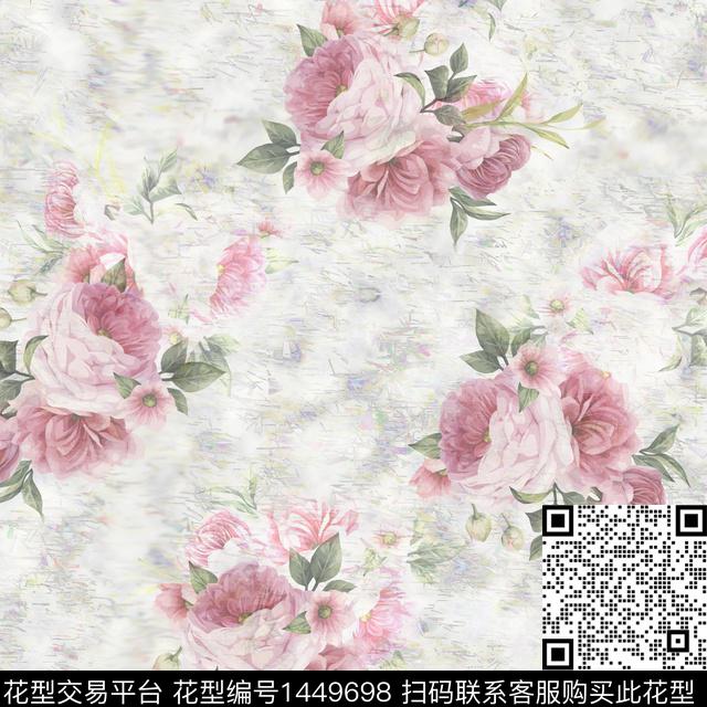 BSMYSJ0564.jpg - 1449698 - 绿植树叶 数码花型 花卉 - 数码印花花型 － 女装花型设计 － 瓦栏
