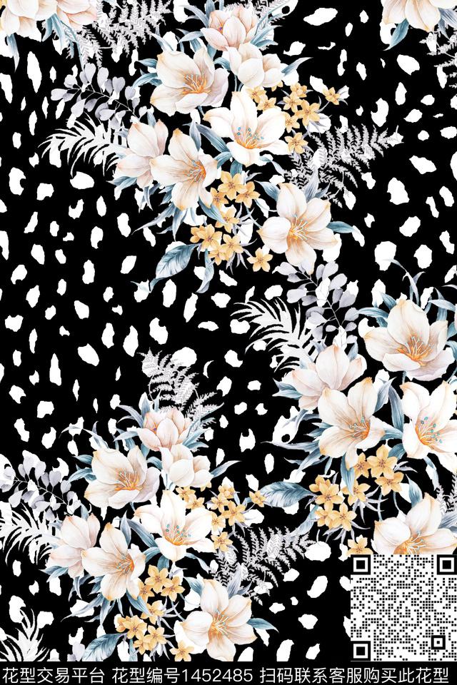 xz2410.jpg - 1452485 - 时尚 花卉 真丝 - 数码印花花型 － 女装花型设计 － 瓦栏