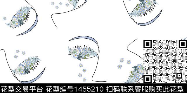 WL-000012眼睛花.jpg - 1455210 - 大牌风 欧美 花卉 - 数码印花花型 － 女装花型设计 － 瓦栏