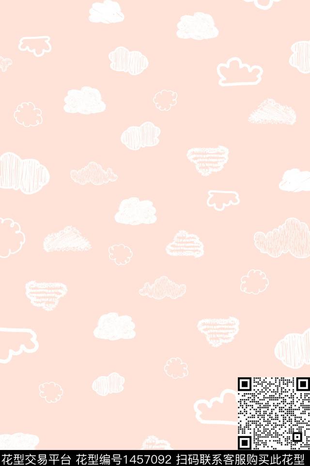 简约少女数码印花花型下载（图片编号: 1457092） - 瓦栏（Walan）