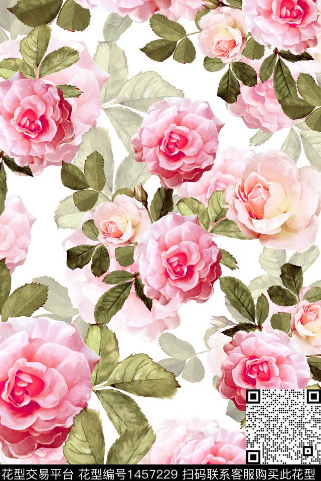 xz2479.jpg - 1457229 - 花卉 小清新 真丝 - 数码印花花型 － 女装花型设计 － 瓦栏
