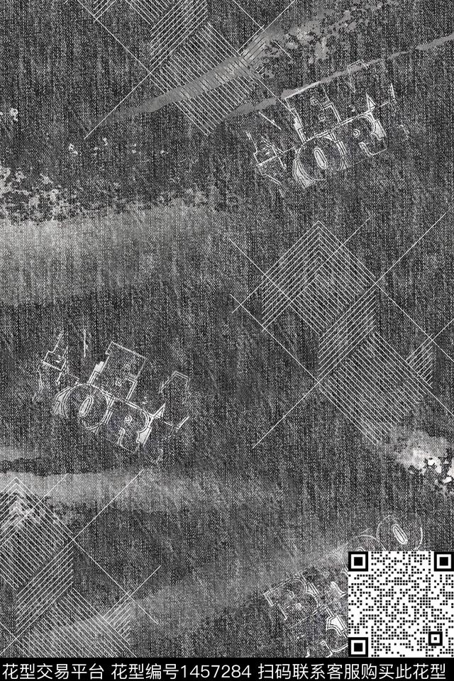 肌理文字纹理数码印花花型下载（图片编号: 1457284） - 瓦栏（Walan）