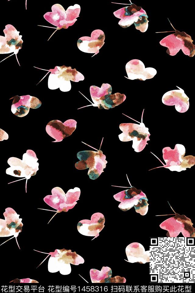 G004.jpg - 1458316 - 抽象 卡通 小碎花 - 数码印花花型 － 女装花型设计 － 瓦栏