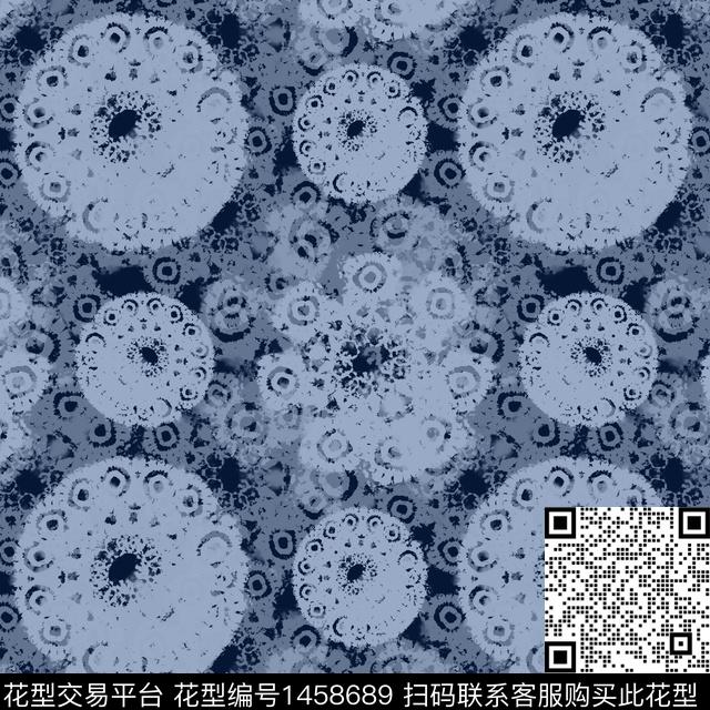 扎染花型大牌风迷彩图案数码印花花型下载（图片编号: 1458689） - 瓦栏（Walan）