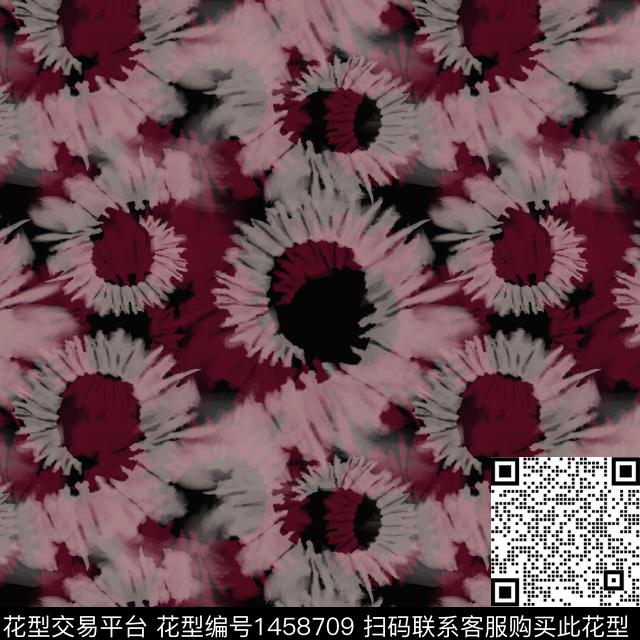 扎染花型大牌风迷彩图案数码印花花型下载（图片编号: 1458709） - 瓦栏（Walan）