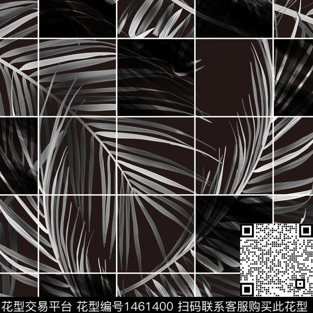6zz2f222-14B6.jpg - 1461400 - 黑白花型 格子 数码花型 - 数码印花花型 － 男装花型设计 － 瓦栏