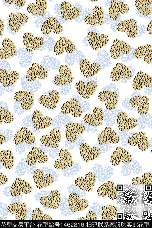 WC01672.jpg - 1462816 - 肌理 抽象花卉 豹纹 - 传统印花花型 － 女装花型设计 － 瓦栏