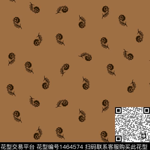 花卉大牌风小碎花数码印花花型下载（图片编号: 1464574） - 瓦栏（Walan）