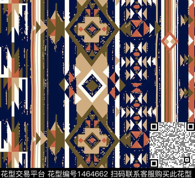 字母几何格子数码印花花型下载（图片编号: 1464662） - 瓦栏（Walan）