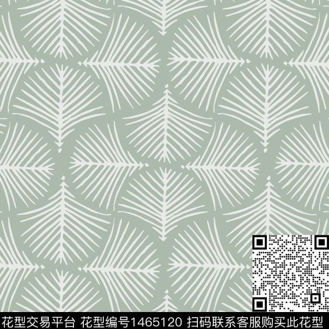 ZJY2021-08-17-17A-01.jpg - 1465120 - 几何 线条画 几何定位 - 传统印花花型 － 床品花型设计 － 瓦栏