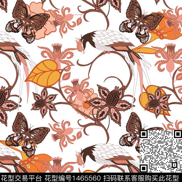 3.jpg - 1465560 - 田园 佩斯利 民族风 - 传统印花花型 － 女装花型设计 － 瓦栏