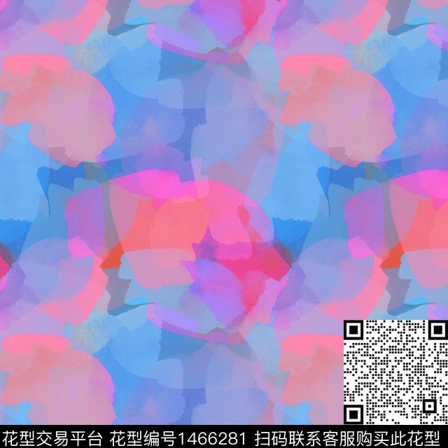 20211201-霓虹数码-2-00.jpg - 1466281 - 迷彩 大牌风 霓虹数码 - 数码印花花型 － 女装花型设计 － 瓦栏