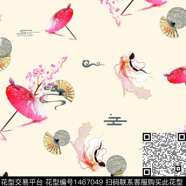 186.jpg - 1467049 - 数码花型 女装 香云纱 - 数码印花花型 － 女装花型设计 － 瓦栏