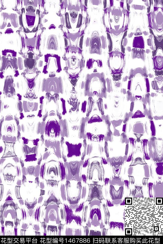 2021-12-11抽象纹理.jpg - 1467886 - 线条 格子 几何 - 数码印花花型 － 女装花型设计 － 瓦栏