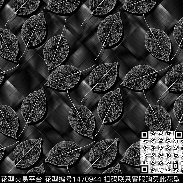 s219160522C2-p8.jpg - 1470944 - 绿植树叶 数码花型 衬衫 - 数码印花花型 － 男装花型设计 － 瓦栏