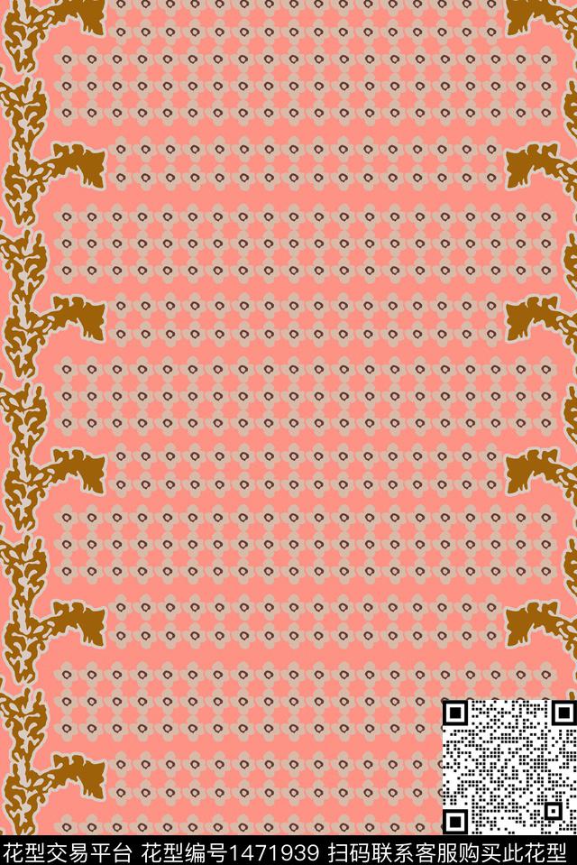 YB-64.jpg - 1471939 - 条纹 花卉 裙 - 数码印花花型 － 女装花型设计 － 瓦栏