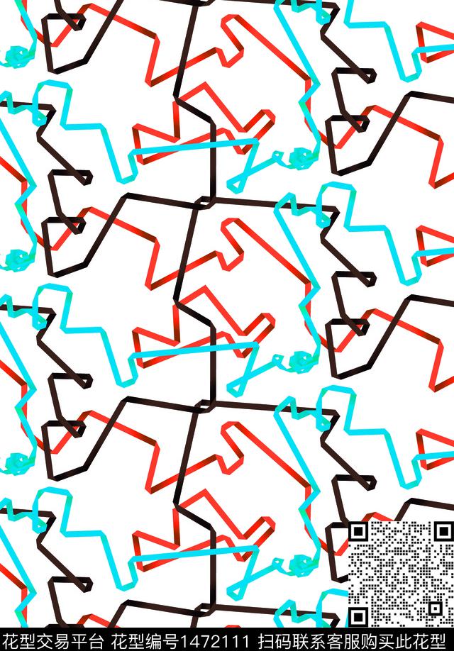 小碎花花卉裙数码印花花型下载（图片编号: 1472111） - 瓦栏（Walan）