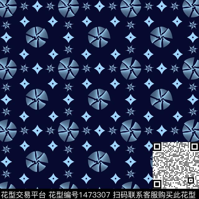 20220112-nz-1-2.jpg - 1473307 - 菱形 几何 传统纹样 - 数码印花花型 － 男装花型设计 － 瓦栏