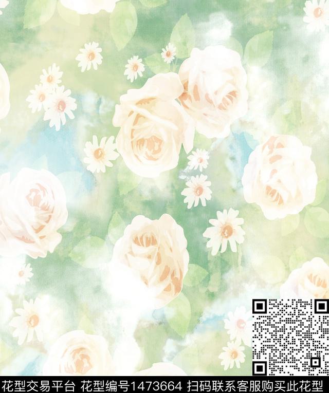 1月-n15.jpg - 1473664 - 扎染花型 花卉 大牌风 - 数码印花花型 － 女装花型设计 － 瓦栏