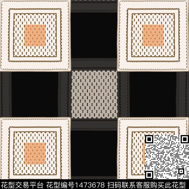 20220116-qpgw-3-2.jpg - 1473678 - 格子 几何 棋盘格纹 - 传统印花花型 － 女装花型设计 － 瓦栏