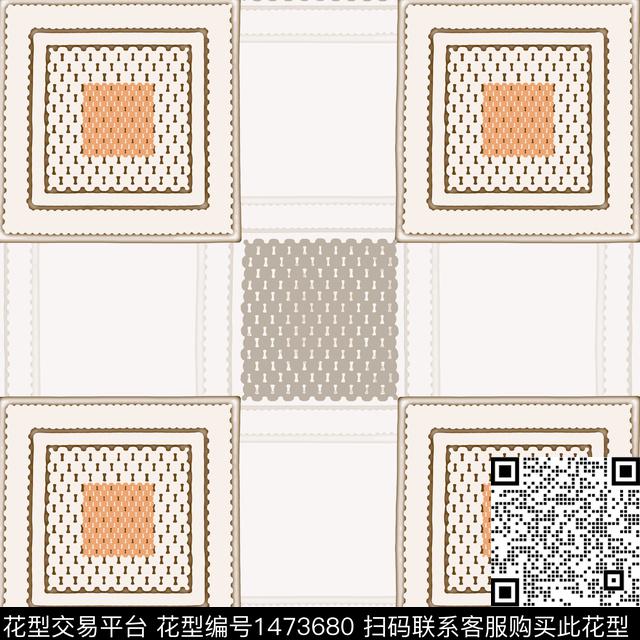 20220116-qpgw-3-3.jpg - 1473680 - 格子 几何 棋盘格纹 - 传统印花花型 － 女装花型设计 － 瓦栏