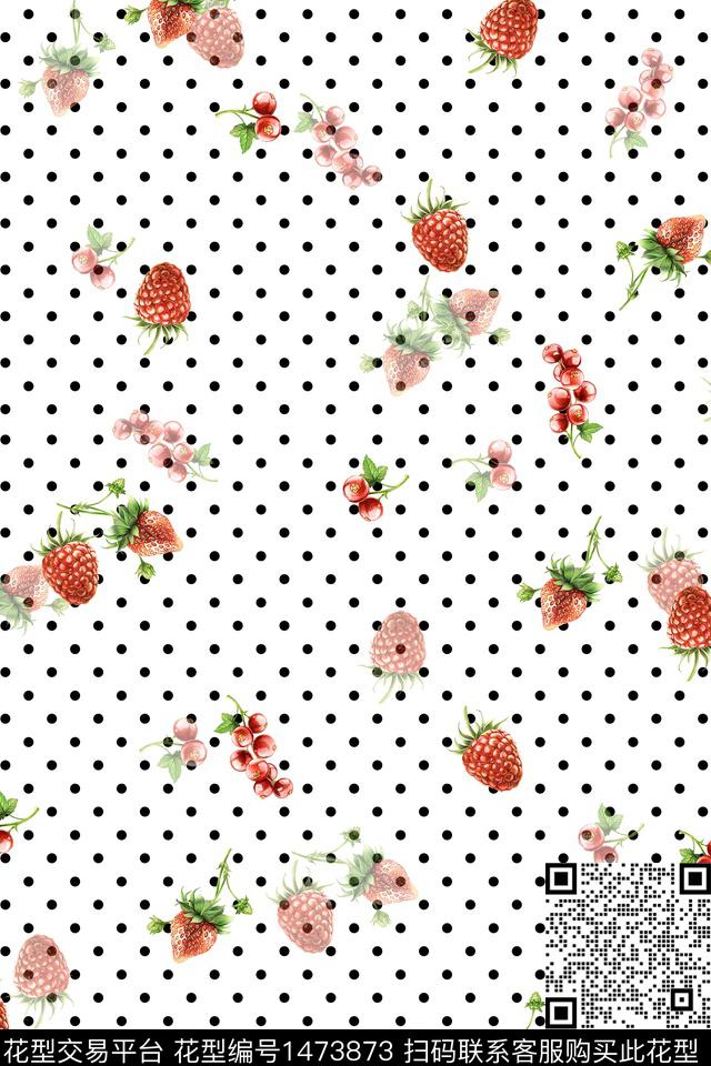 XZ2986.jpg - 1473873 - 水果 小清新 真丝 - 数码印花花型 － 女装花型设计 － 瓦栏