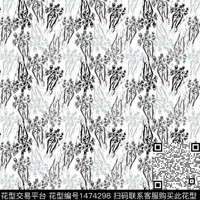 20220122-nz-1-4.jpg - 1474298 - 笔触 抽象花卉 抽象男装 - 数码印花花型 － 男装花型设计 － 瓦栏