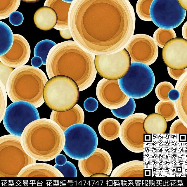 几何创意数码印花花型下载（图片编号: 1474747） - 瓦栏（Walan）