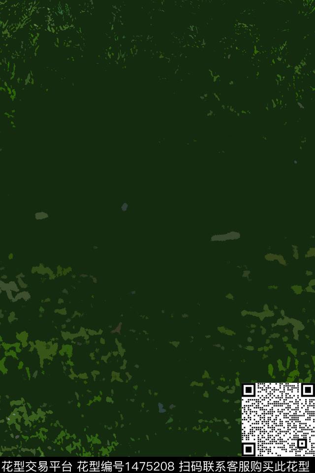 底纹迷彩植物数码印花花型下载（图片编号: 1475208） - 瓦栏（Walan）