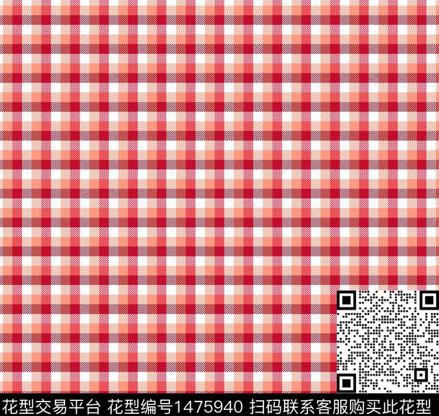 几何清爽底花卉条纹格纹传统印花花型下载（图片编号: 1475940） - 瓦栏（Walan）